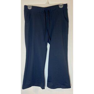 Patagonia Pants Wide Leg Crop Drawstring Waist Navy Blue Size Small S